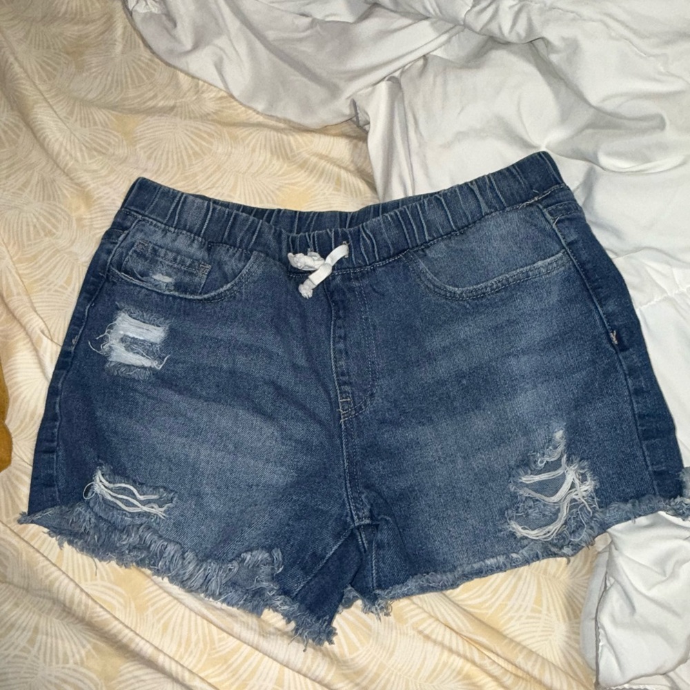 Denim Distressed Women's Shorts